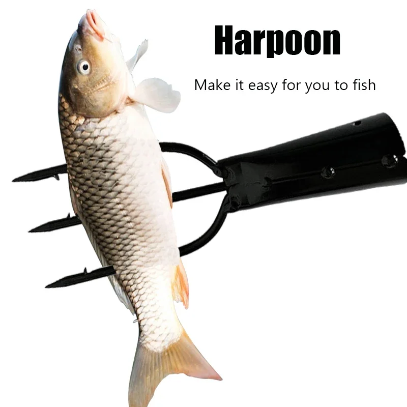 Arpón multifuncional de acero inoxidable – Tenedor para pesca con púas - imagen 5