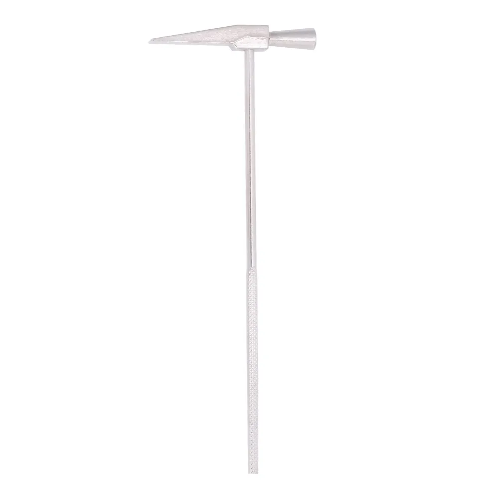 Martillo de afinación Kalimba de metal Plata Construcción fuerte Herramienta de afinación de piano de pulgar Accesorio de afinación de instrumentos Martillo de tono - imagen 3