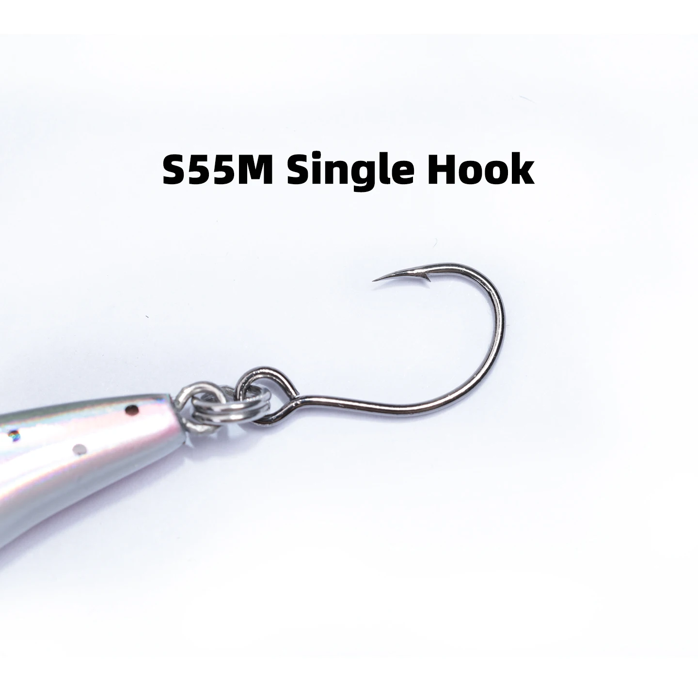 2025 nuevo Mini señuelo de pececillo hundido placa de lengua larga 1,8g/40mm señuelo de pesca de pececillo con un solo gancho recubrimiento láser señuelos de trucha - imagen 3