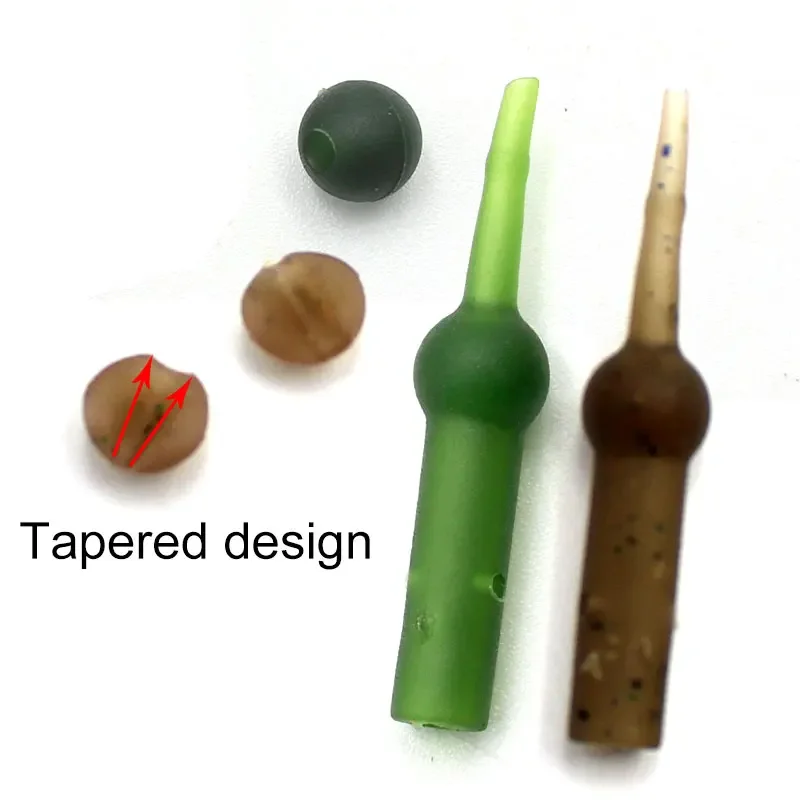 Equipo de aparejos de Material para carpa, aparejo de goma para pesca de carpa, líderes Leadcore, manga antienredos, 10 Uds. - imagen 2