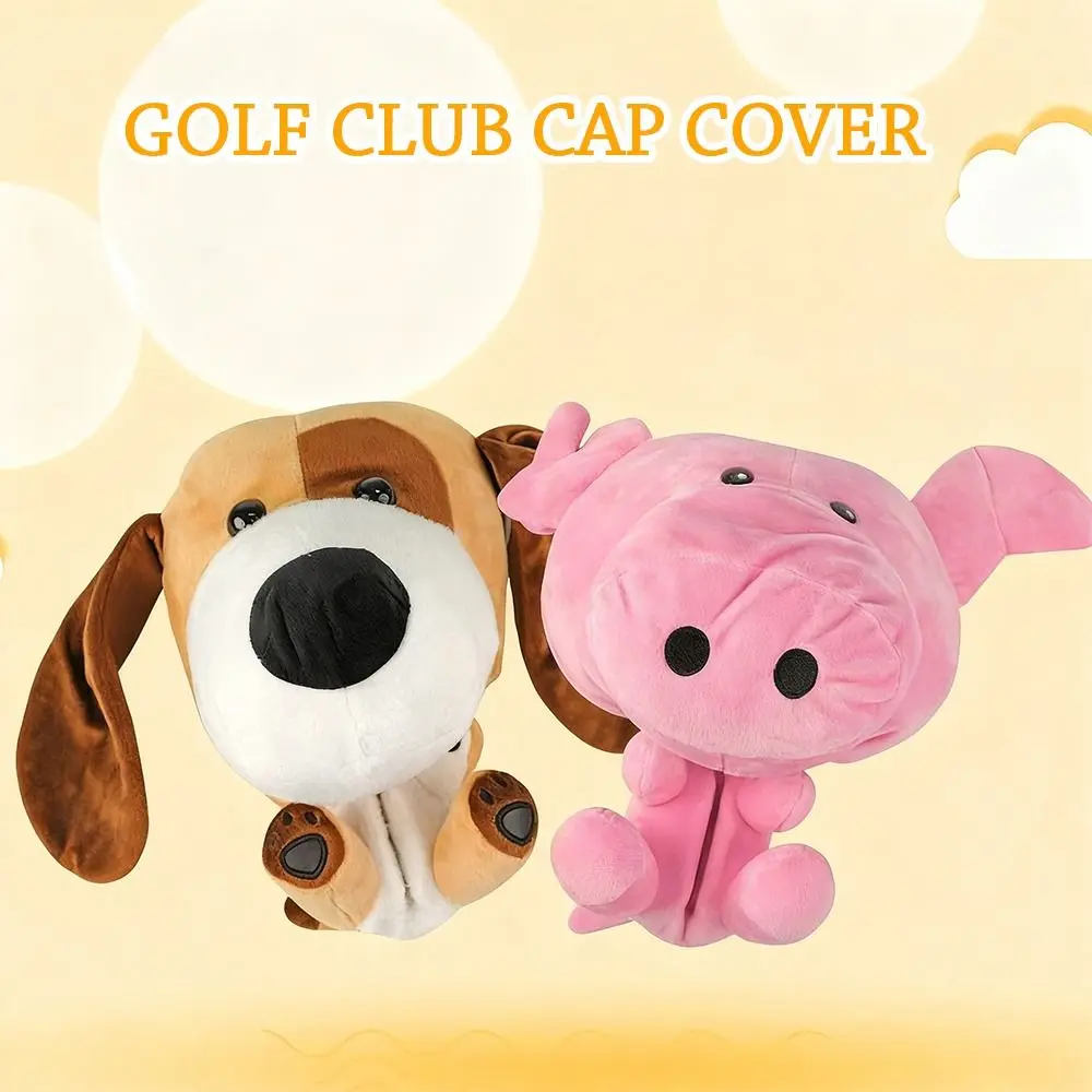 Durable Golf Club Cap Cover Dog/Pig/Lion Shape Golf Club Head Cover Golf Club Head Protector Golf Accessories - imagen 3