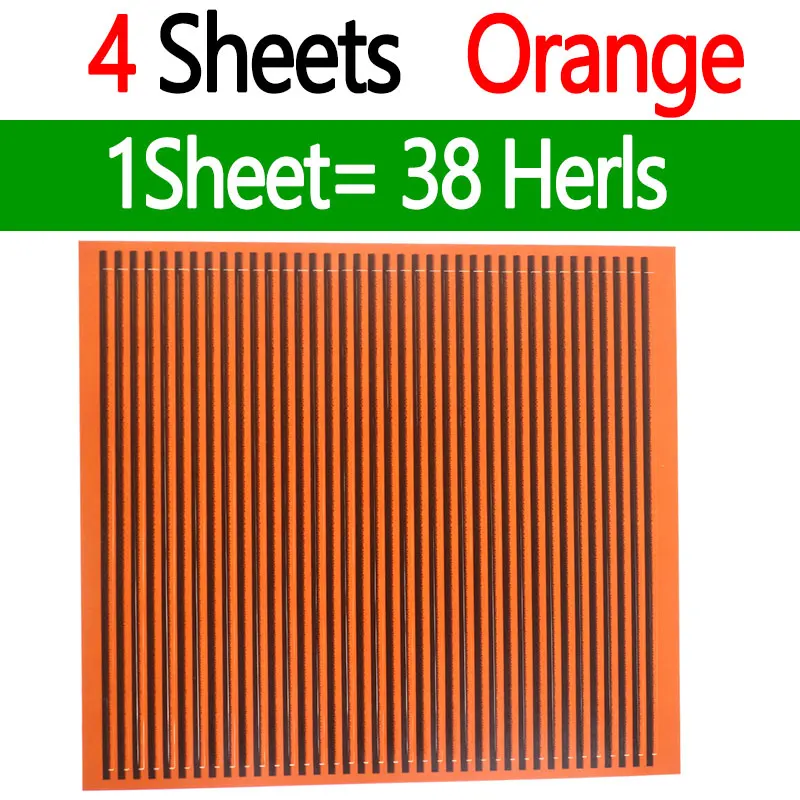 4 Sheets Orange