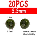20pcs Olive D 3o3mm