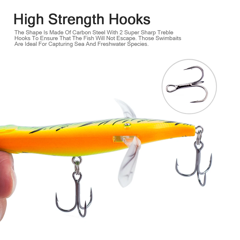 Hanlin Topwater 85mm 6,5g libélula Señuelos de Pesca Popper cebo Wobbler alas suaves lápiz de plástico duro aparejos de Lucio Artificial - imagen 5