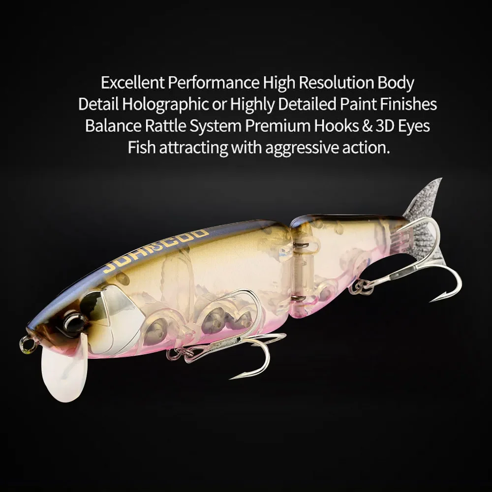 Swimbait articulado Big Fishing 140mm – Cebo duro para lucio y depredadores - imagen 3