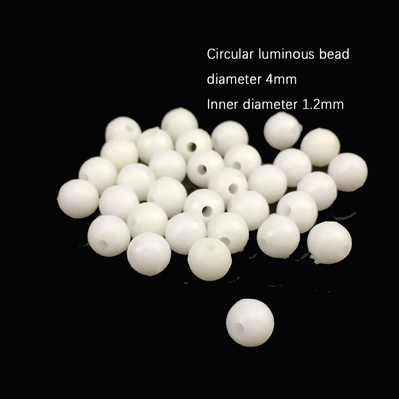 2000Pcs White 4mm