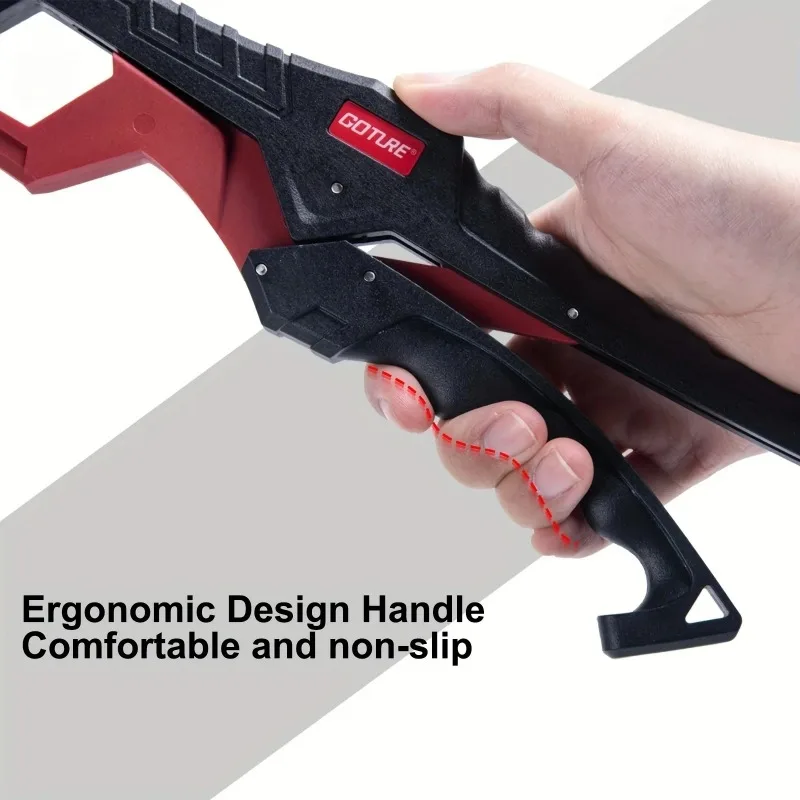 Pinza de pescado flotante de 24cm, controlador de labio de pescado de nailon portátil, herramienta de agarre de pescado con cordón para agua dulce y salada - imagen 5
