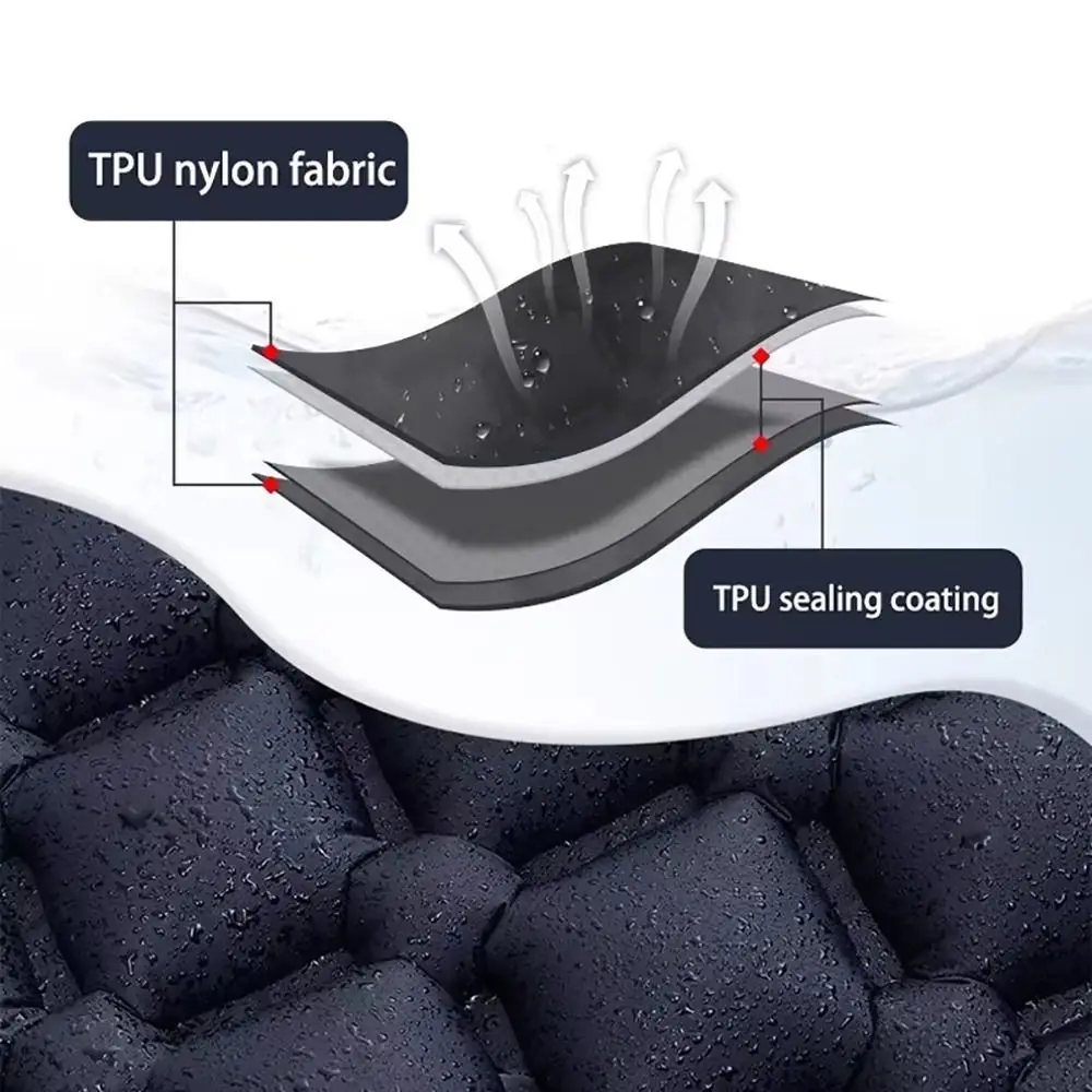 1 Uds nuevo LT-88 colchón de aire para acampar tienda individual ultraligera estera para dormir portátil resistente a la humedad almohada con correa para el pie - imagen 5