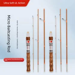 Caña spinning UL Power 4 secciones – Fibra de carbono portátil