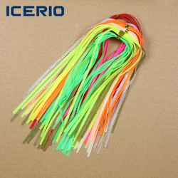 ICERIO, 3 mechones = 30 Uds., envoltura corporal de silicona para la ninfa Caddis Pupa, Material de atado de moscas de 3mm para larvas Caddis, señuelo Scud de ninfa checa