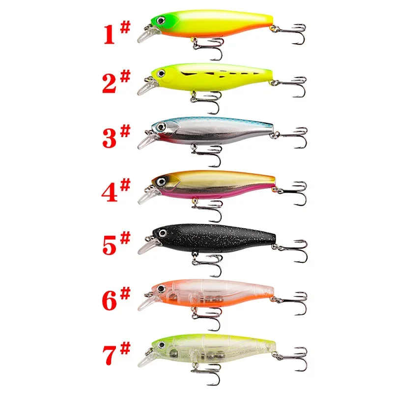Señuelos de pesca flotantes Minnow 87mm 11,5g Crankbait superficie Topwater caminar el perro cebos duros Wobblers para Lucio - imagen 2