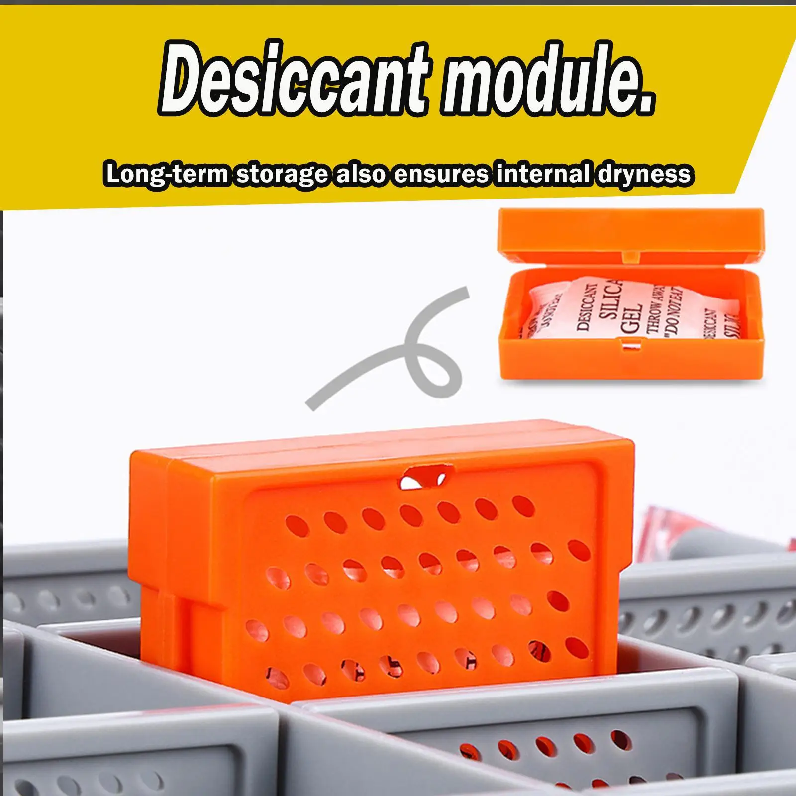 Caja de aparejos de pesca 3500 ​ ​   Caja sellada resistente a la humedad y a prueba de herrumbre, caja divisora ajustable para cebo falso Jigging Minnow Vib - imagen 4