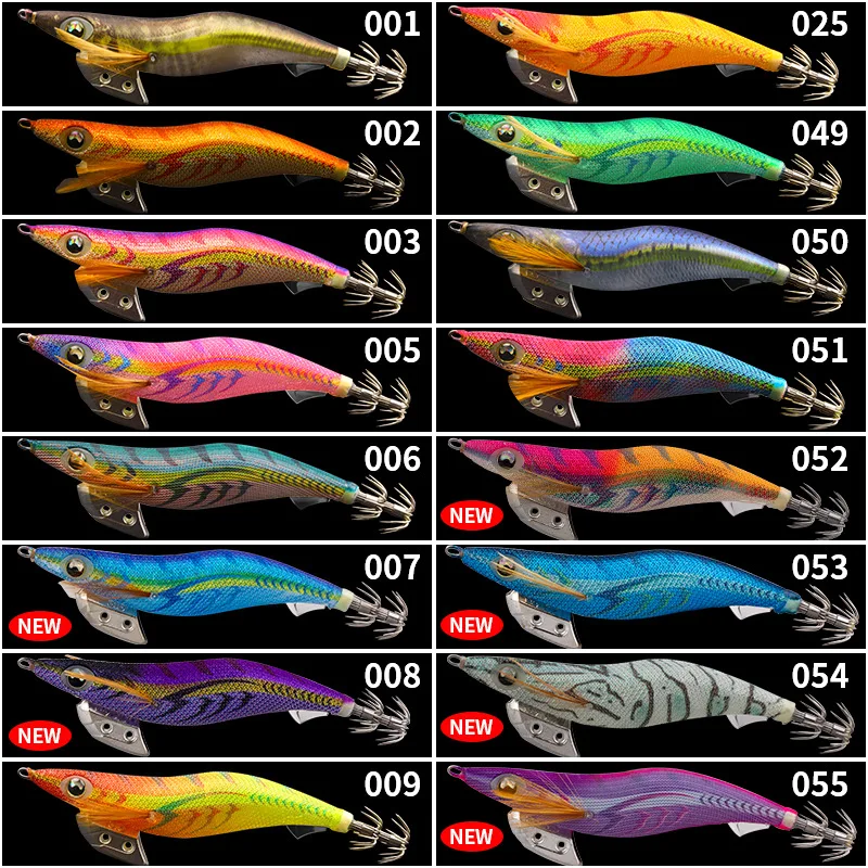 Japón YAMASHITA NUEVO anzuelo de calamar EGI K Series 16g/22g/26g Velocidad de hundimiento 3s/m # 3/ # 3.5/ # 4.0 Gancho de calamar reflectante UV - imagen 2