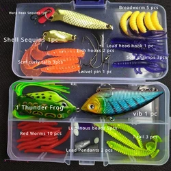 Set señuelos vibrantes personalizables para iniciación pesca