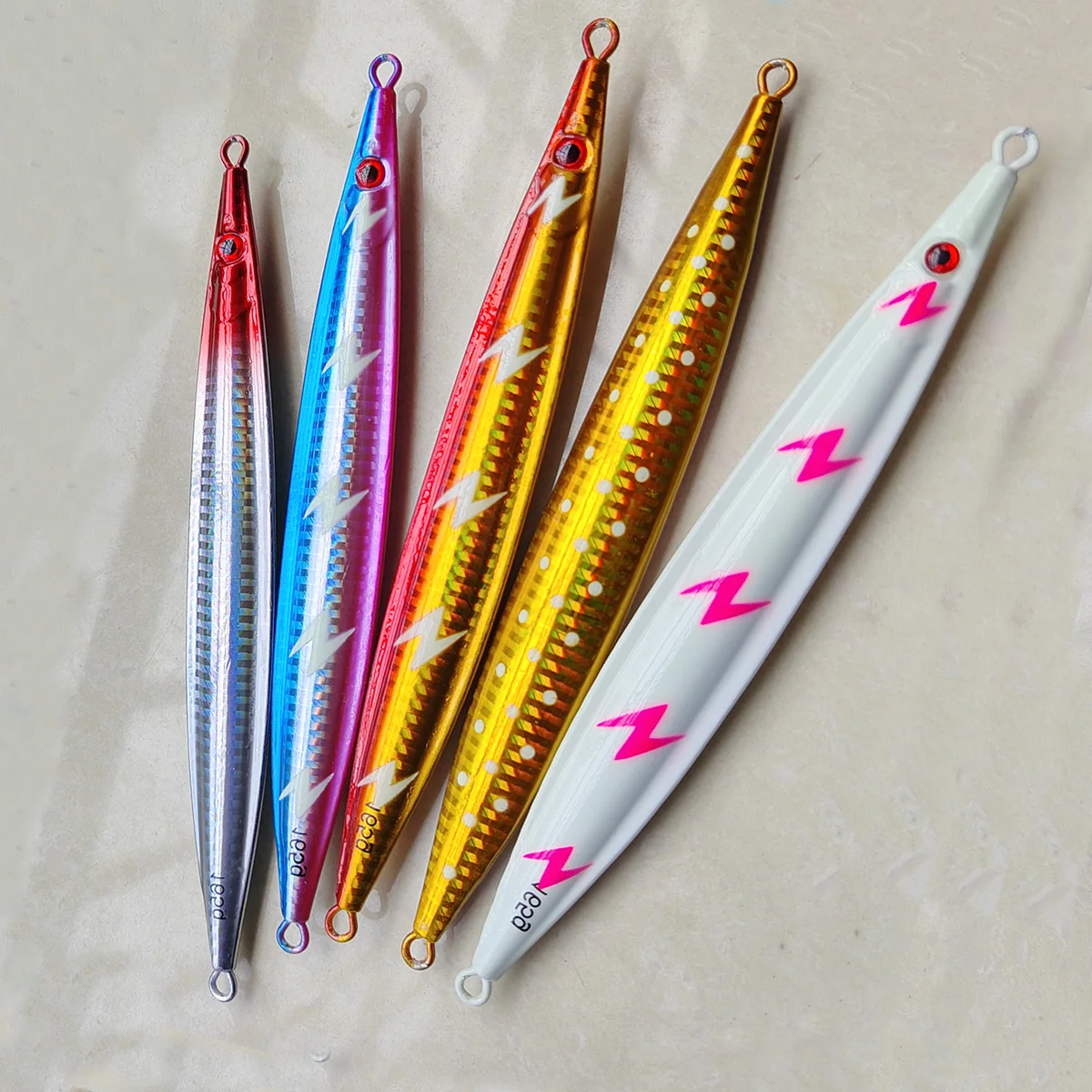 110g130g165g plantilla de Metal de paso lento Shore Jigging Pebble Stick cebo de agua salada Vertical señuelo de pesca de aguas profundas atún Marlin Wahoo Mahi - imagen 3