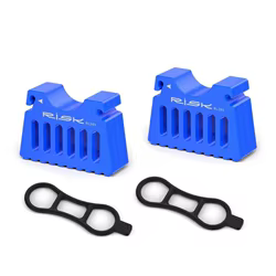 Soporte de Reparación de bicicletas de liberación rápida, estabilizador de estacionamiento de bicicletas ajustable antideslizante, soporte Universal invertido para bicicleta, 1 par