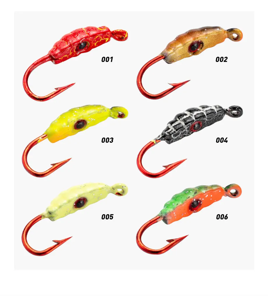 Ganchos de pesca coloridos con diseños vibrantes para necesidades versátiles