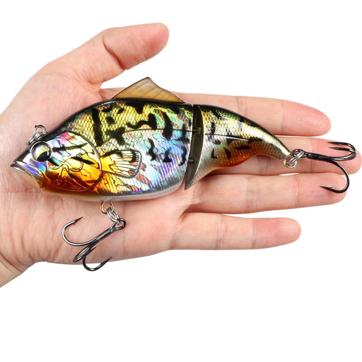 JOHNCOO 115mm hundimiento VIB señuelo de pesca sin labios Crankbait Artificial flotante cebo duro Lucio aparejos de pesca de lubina - imagen 4