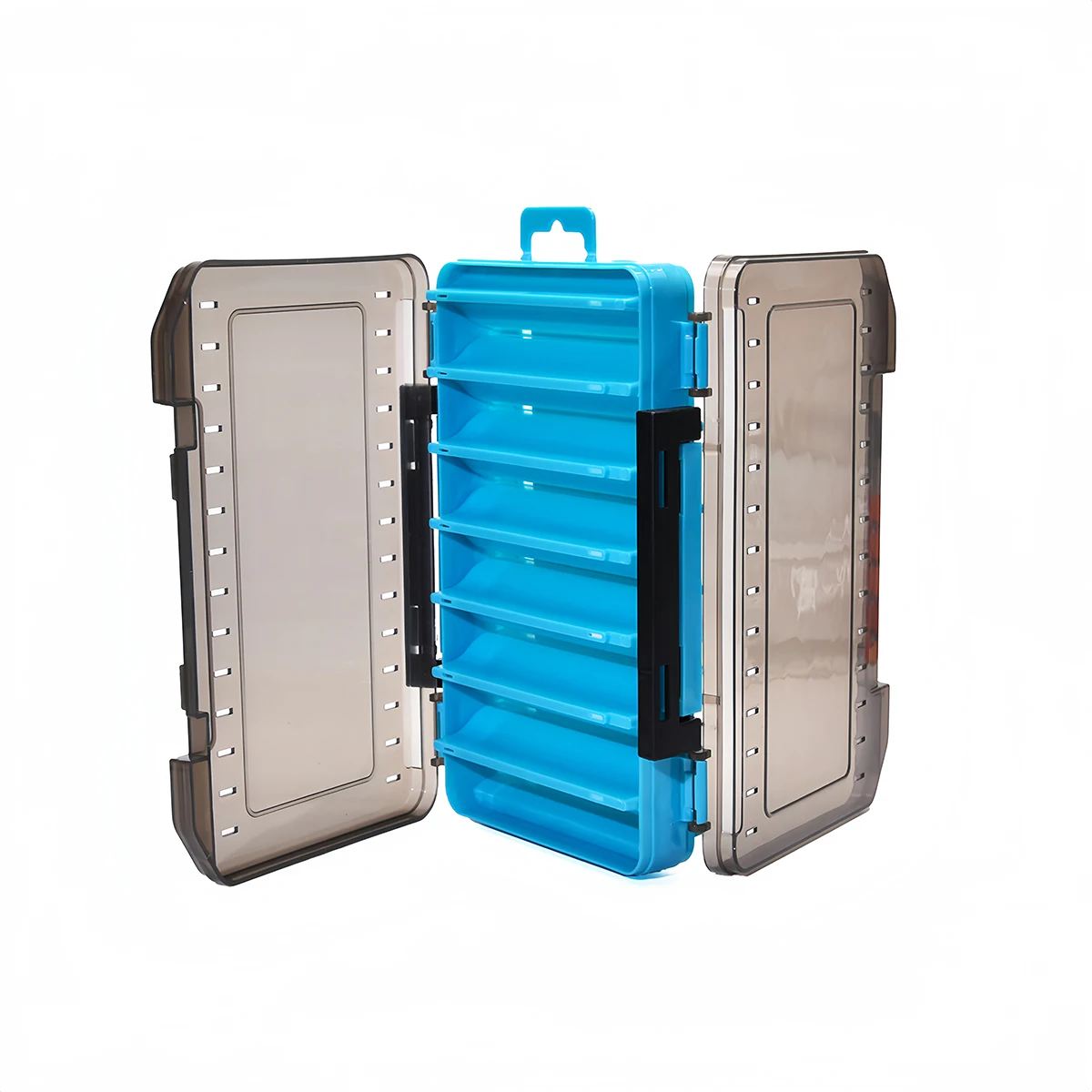 Caja de aparejos de pesca de 14 celdas, caja de almacenamiento de anzuelos y señuelos, accesorios de herramientas de pesca, caja de almacenamiento de carpa para Wobblers de pesca - imagen 5