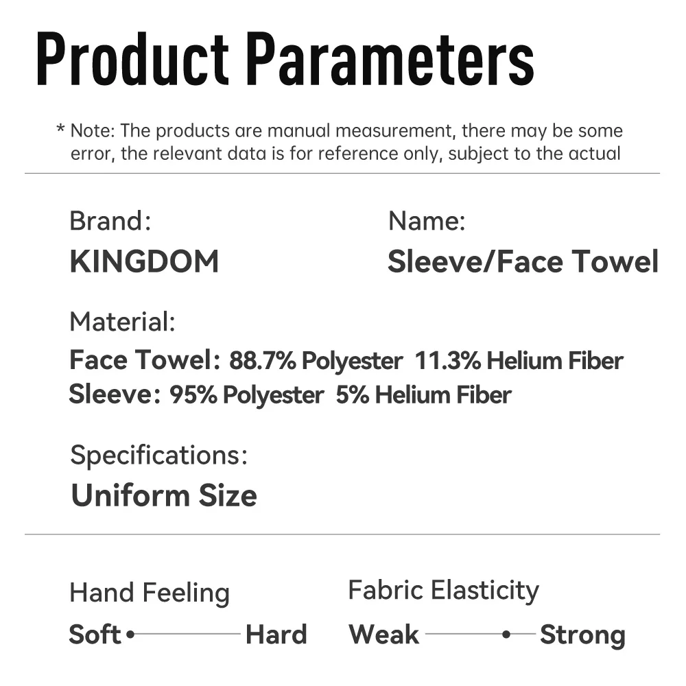 Kingdom Fishing Face Towel Arm Guard UV Protection Ice Silk Breathable Face Mask Arm Cover Cycling Cports Outdoor Equipment - imagen 2