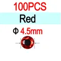 4.5mm Red 100pcs
