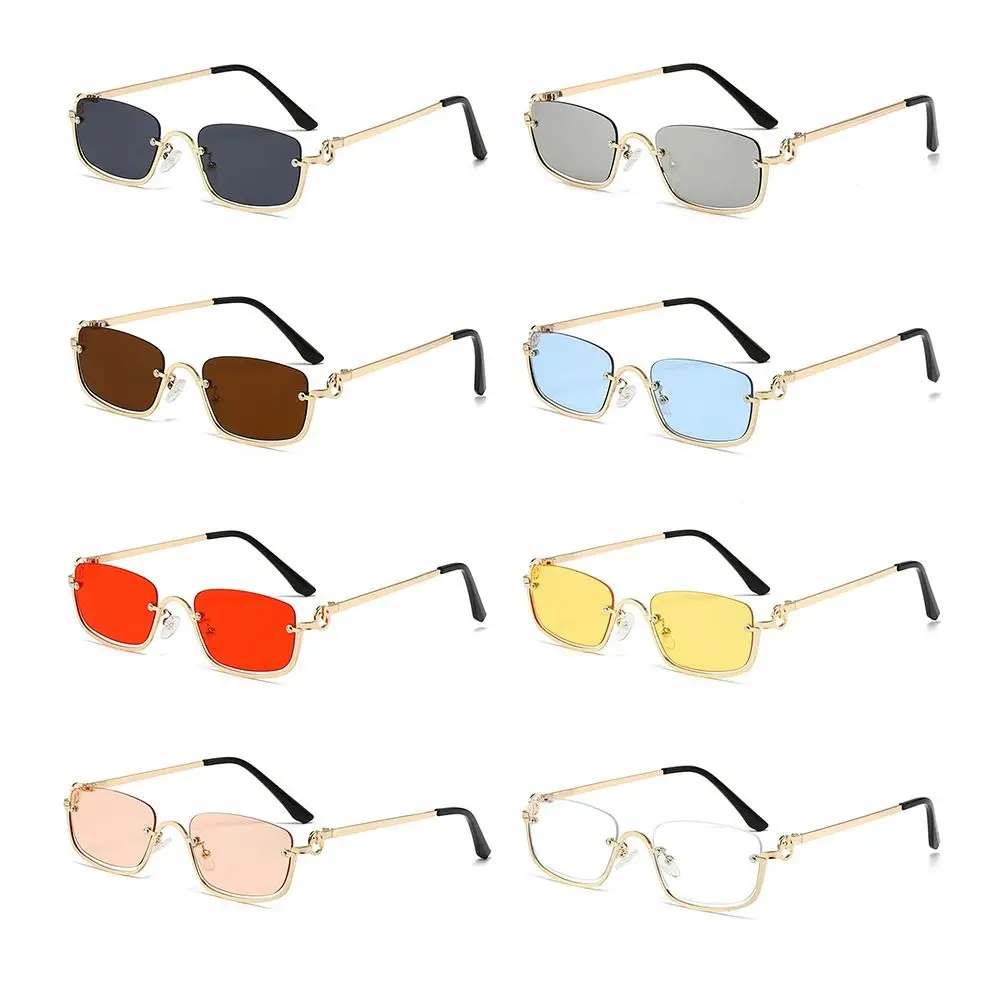 Gafas de sol polarizadas Hip Hop – pequeñas cuadradas metal unisex - imagen 3