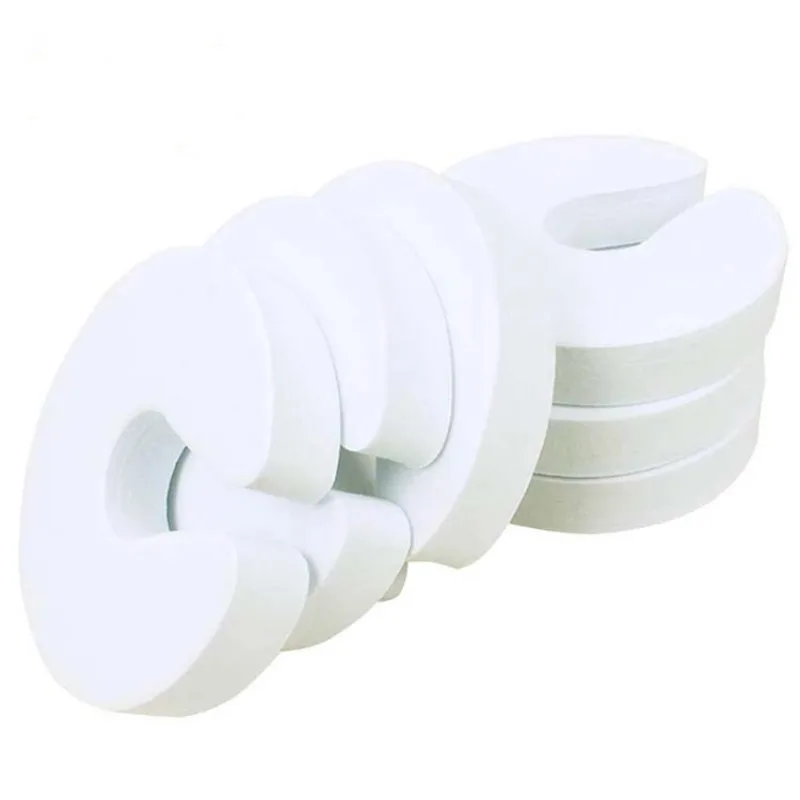 Nuevo Tope de puerta 1/2 Uds., protección de cuña, seguridad para dedos, decoración del hogar para bebé, Tope de puerta de seguridad, tarjeta de puerta a prueba de Clip - imagen 2