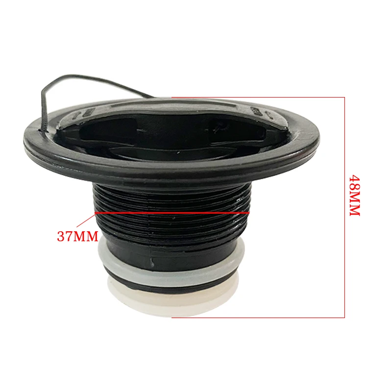 Válvula de aire SUP inflable negra, accesorios para canoa de Kayak, bote de balsa de barco, protección contra fugas de doble sello, tapa adaptadora de tapones de aire - imagen 2