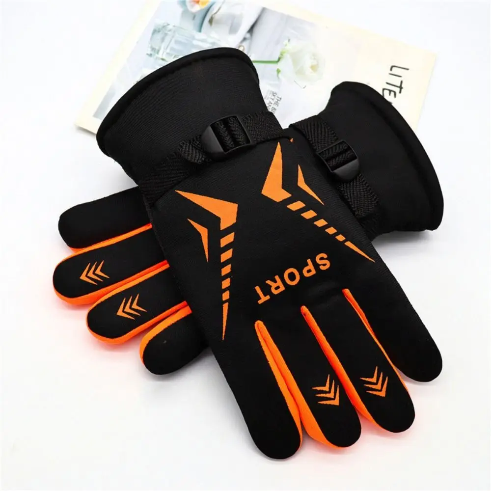 Regalo guantes cálidos de invierno mitones deportivos antideslizantes ultraligeros espesar dedo completo manoplas de conducción al aire libre hombres mujeres - imagen 5