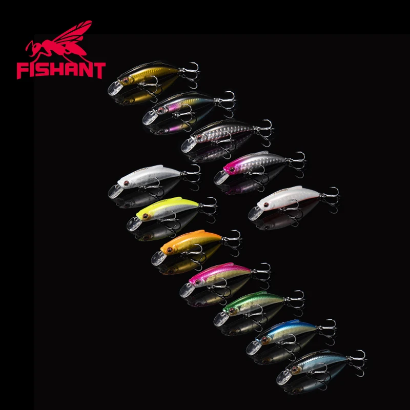 Señuelo de pesca FISHANT Z50/Z50S Super Long Shot Sinking Minnow 6,5g/7g Placa de lengua corta/larga cebo Artificial Wobbler Bass falso - imagen 5