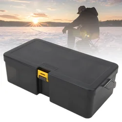Caja de Señuelos Pesca Doble Capa Impermeable con Divisores Extraíbles