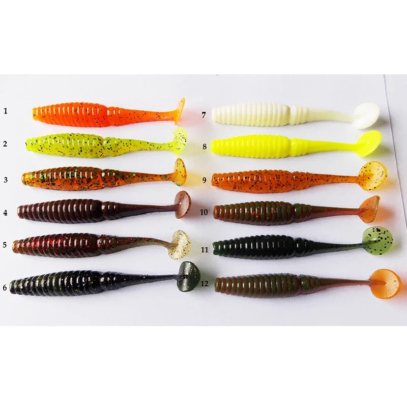 ESFISHING-Cebo de silicona suave para Pesca, señuelo Artificial de 100mm, 7,2g, olor a Camarón, piscardo - imagen 4