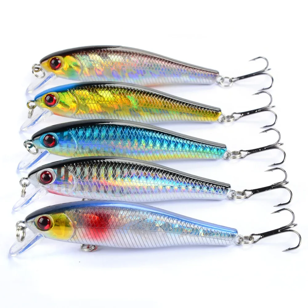 Variedad de colores disponibles para señuelos de pesca jerkbait