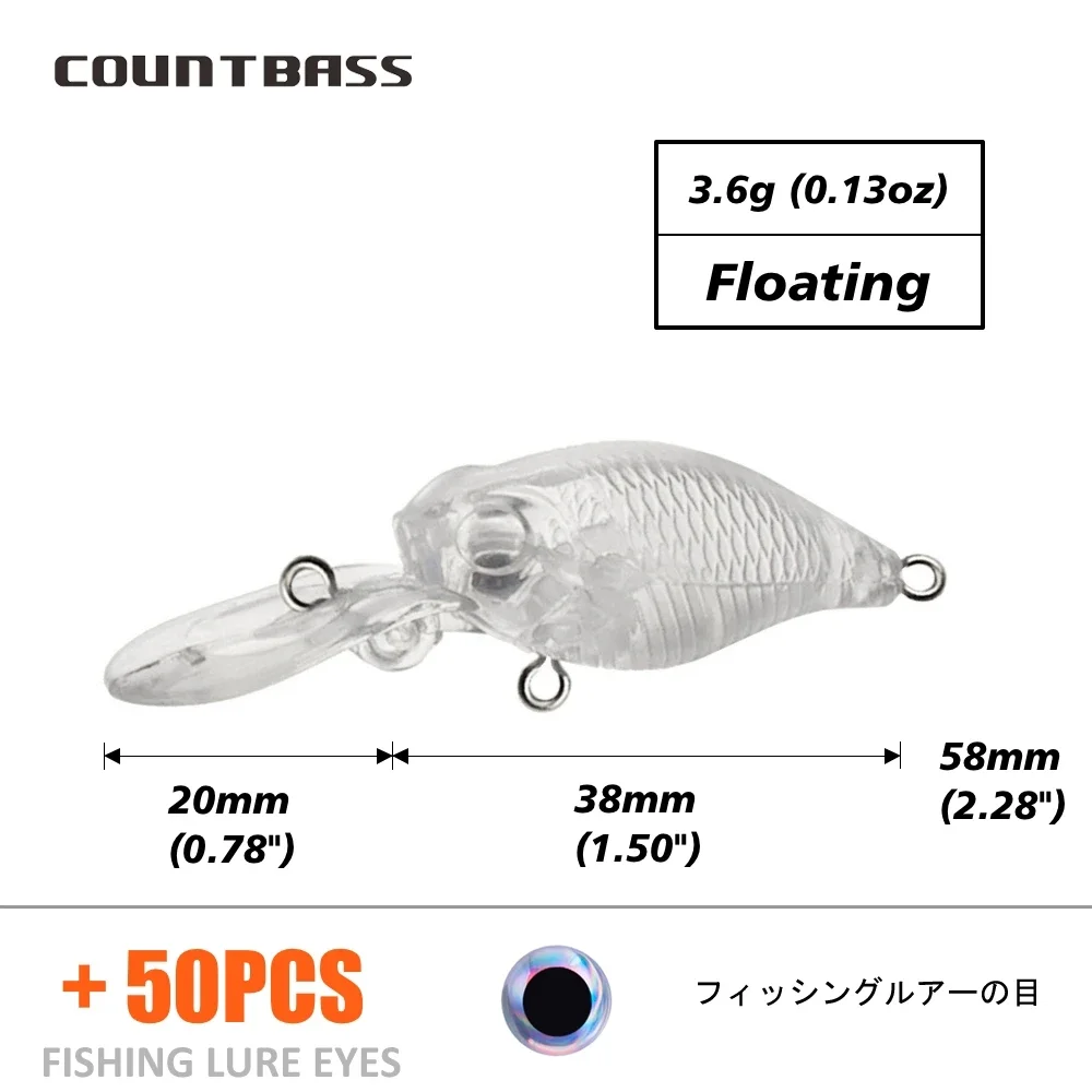 Blank Lure With Eyes