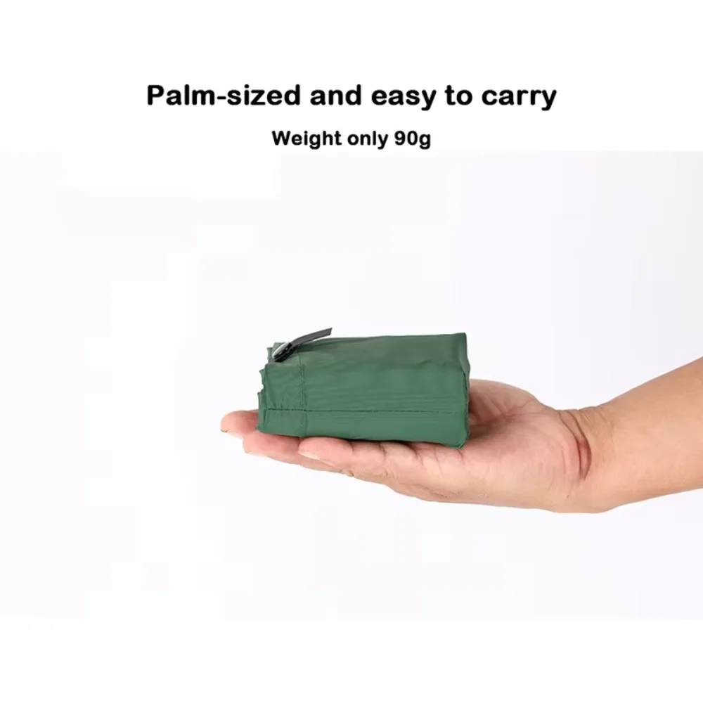 Cojín de asiento inflable plegable, ligero, resistente a la humedad y al agua, estera para silla de Camping con bolsa de almacenamiento, cojín para silla para senderismo - imagen 3