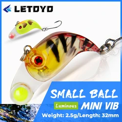 Letoyo Mini VIB Crankbait señuelo hundimiento para perca y trucha