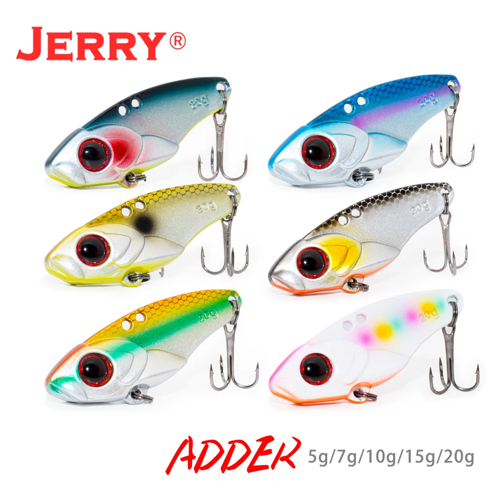 Señuelo de Metal de tungsteno con vibración, cebo de pesca VIBE, Jerry, 7g, 10g, 12g, 14g, 18g, 20g - imagen 2