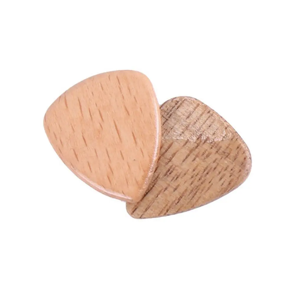 Púas de guitarra acústica de madera, 1 piezas, ukelele Plectrum, púas de forma de corazón, púas de guitarra eléctrica, se pueden perforar, colgante, regalo - imagen 5