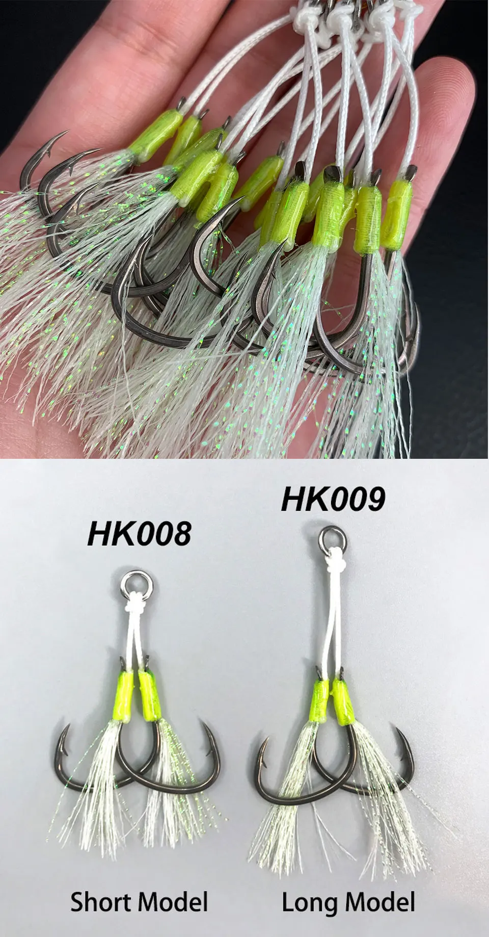 Producto real - Anzuelos OBSESSION auténticos