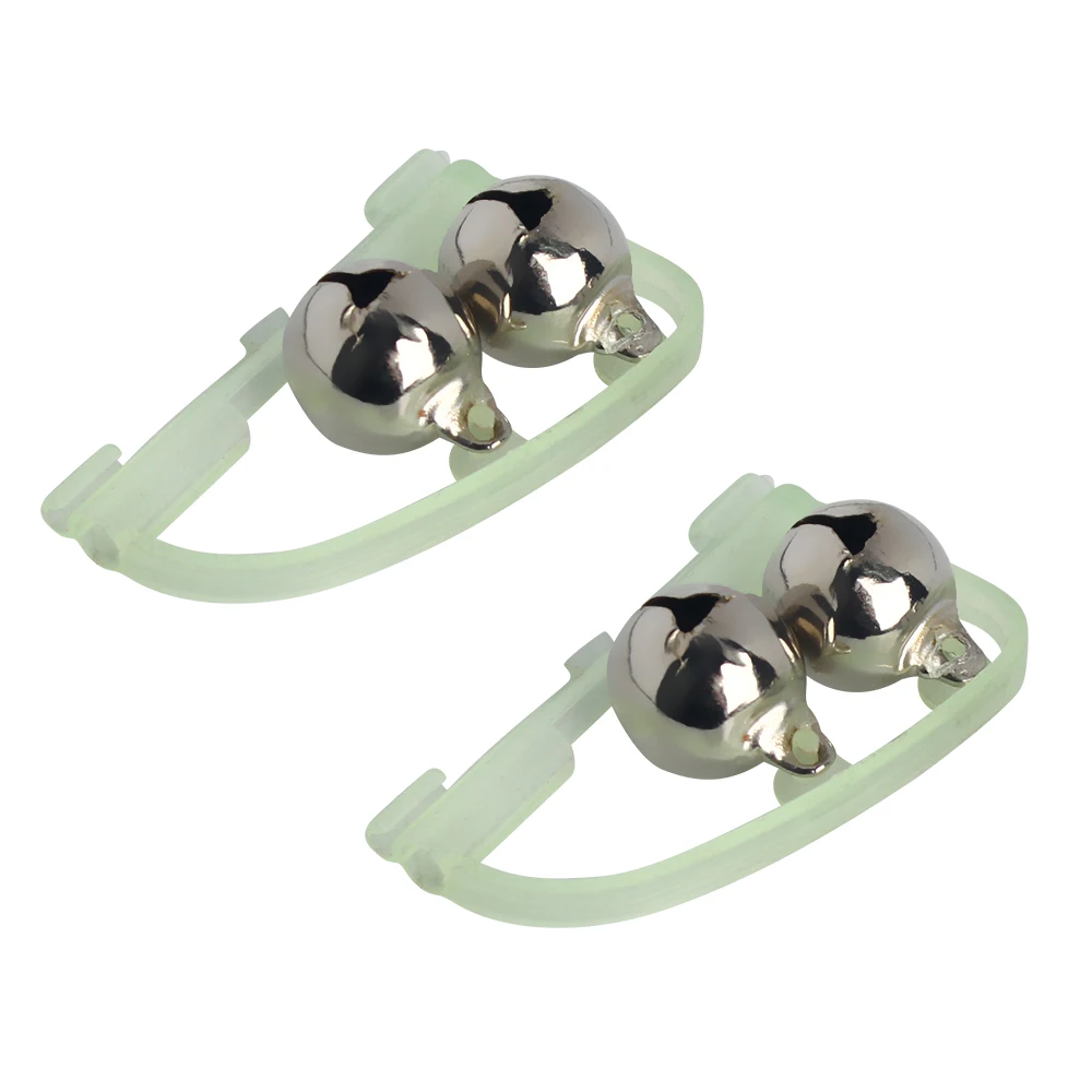 Alarma de mordedura de pesca, campanas gemelas, caña de pescar, cebo para morder, alarma de señuelo para morder pescado, alerta, accesorios de pesca de carpa, 6 uds. - imagen 5