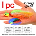 1PC orange green