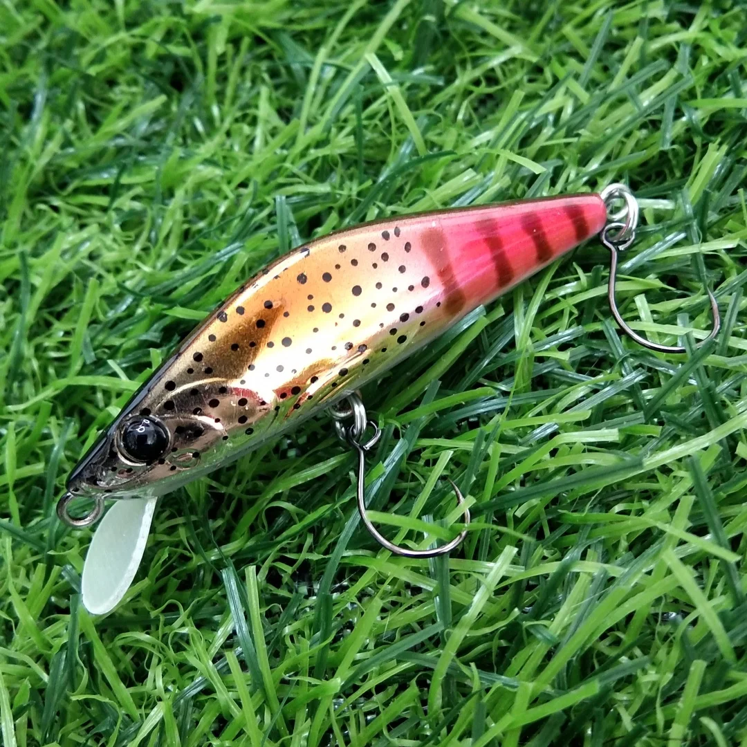 Swolfy, 1 unidad, 50mm/3,1g, 60mm/3,6g, señuelo de pesca de pececillo que se hunde, trucha Artificial, corriente, lago, Jerkbait, pesca en roca, cebos duros - imagen 2