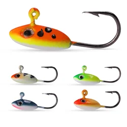 Sougayilang Señuelo de pesca en hielo – Cebo duro realista colorido