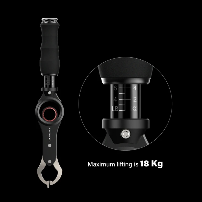 Alicates de pesca de aluminio Gomexus, pinza de labio de pescado, abrazadera de controlador de pescado, removedor de anzuelos, herramienta de pesca, accesorios - imagen 2