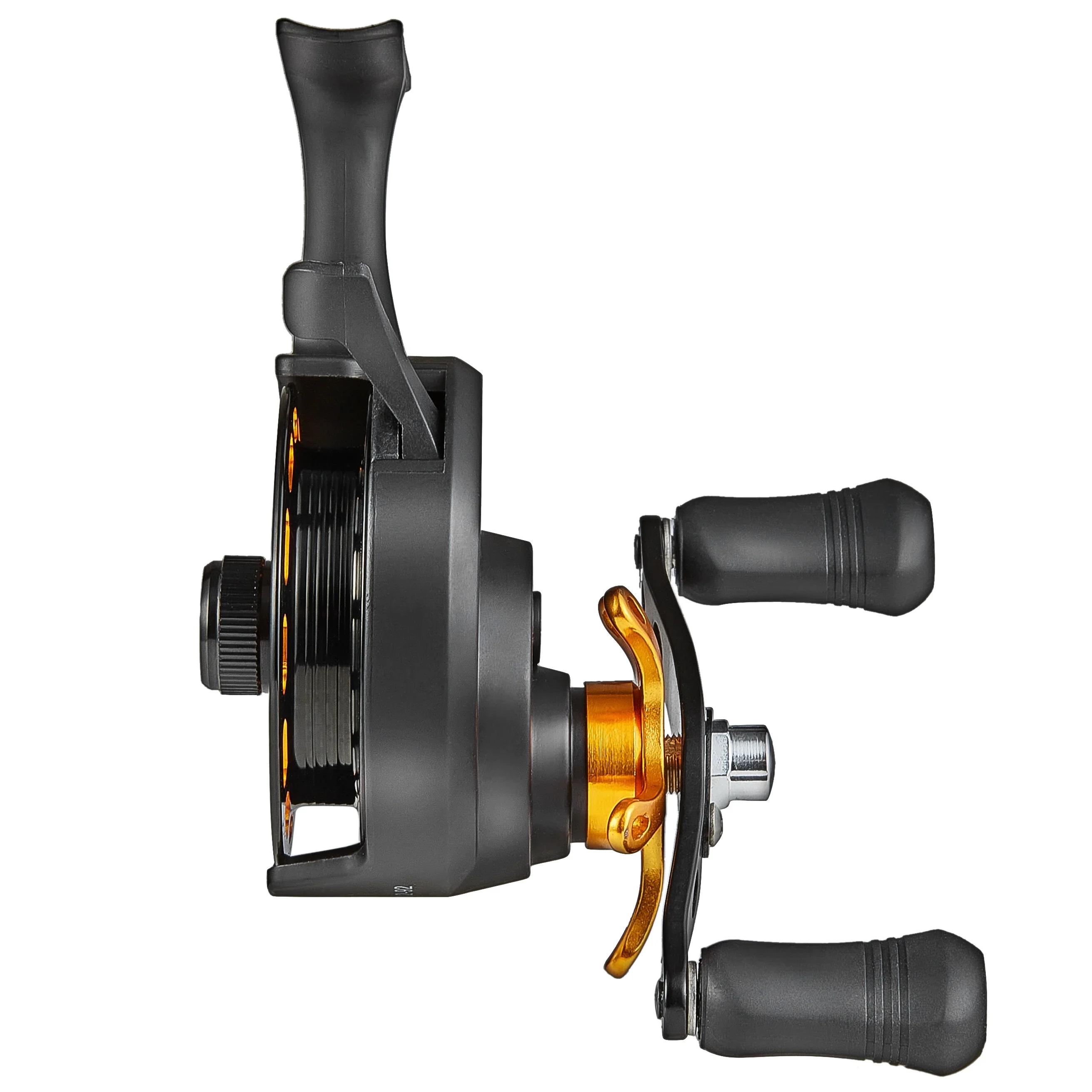 Carrete de pesca en hielo en línea, carrete de aluminio mecanizado CNC, arrastre de estrella ajustable, 3 + 1 rodamientos de bolas, Ultra suave 2,8: 1 - imagen 3