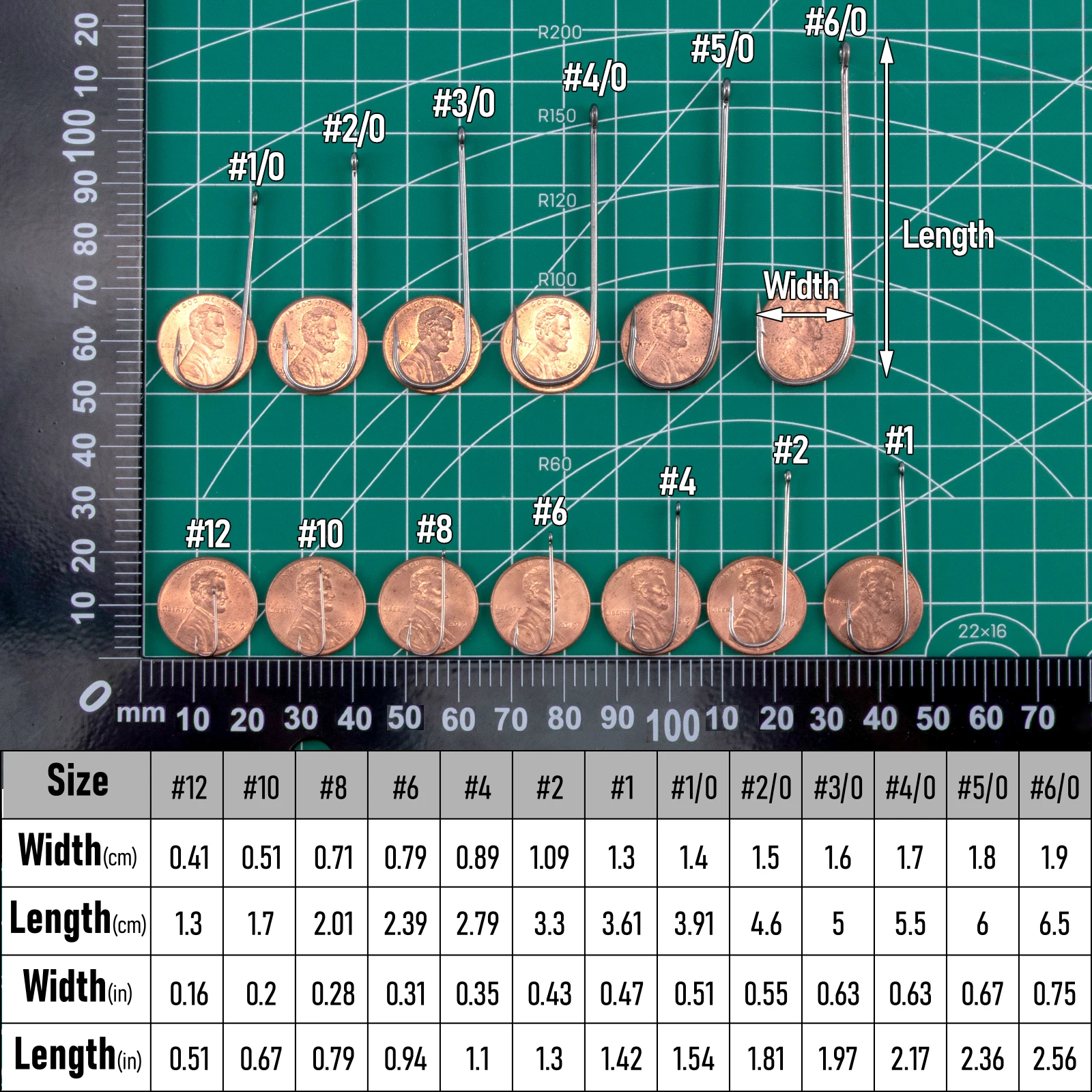 Anzuelo de pesca de caña larga, gancho de cebo vivo Aberdeen, gusano, lubina de agua dulce, trucha, bagre #1-#100, 2/0 piezas - imagen 2