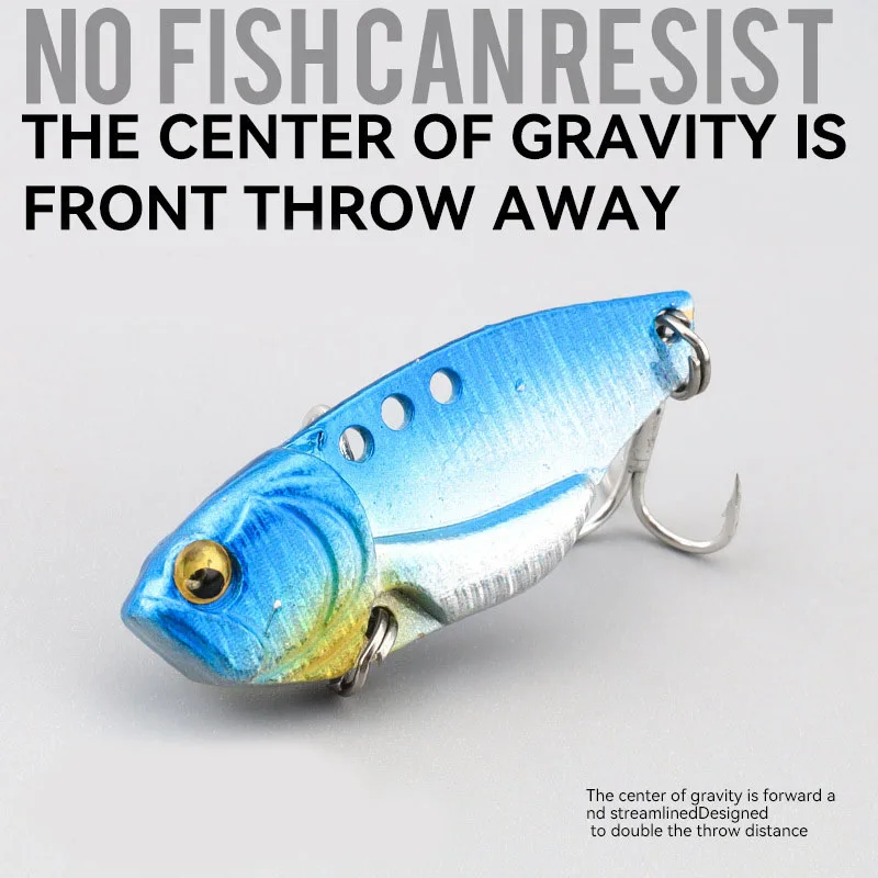 Mar Yolo cabeza fantasma Metal cebo duro VIP cebo temblor remoto cebo falso cebo triple gancho lubina cebo - imagen 3