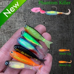 Señuelos blandos de carpa con anzuelo giratorio y crankbait – Swimbait