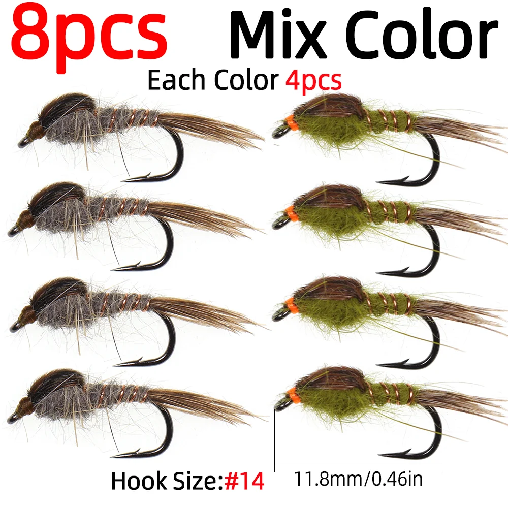 8pcs Mix Color