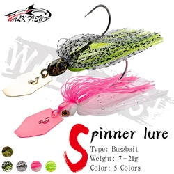 WALK FISH-cebo giratorio de 7-21g, señuelo de pesca, Color Chatter, barba, barrera de agua para hombre, cebo Artificial, borde de cuchillo, trucha de lubina de agua dulce